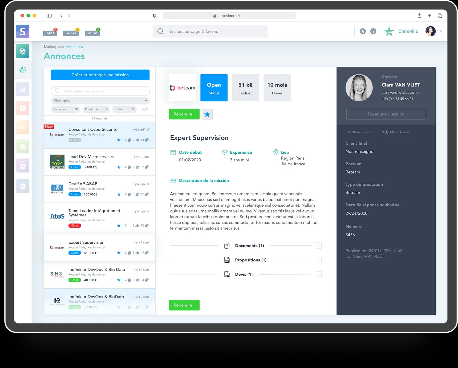 Marketplace Sincro